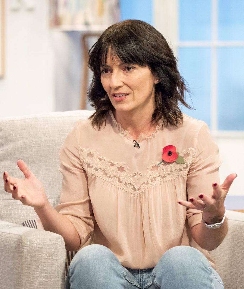  Davina appeared on Lorraine to address rumours over The Jump