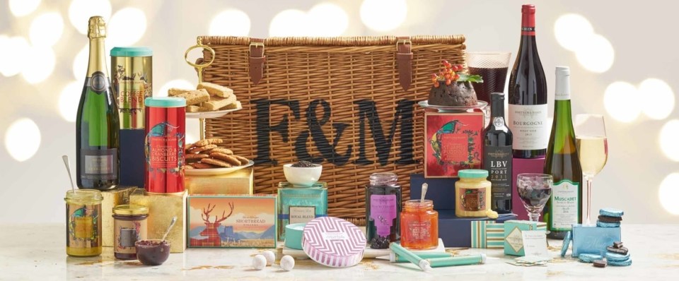  The Family Christmas hamper costs £225 from Fornum & Mason