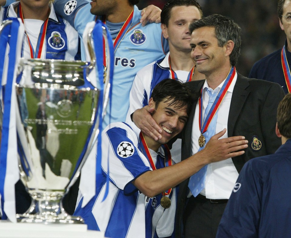  Jose Mourinho celebrates shock Champions League win with Porto back in 2004