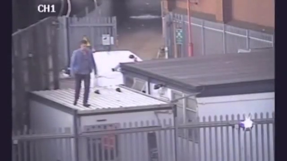  He climbed into the Network Rail yard near London Victoria station shortly before 9am on Saturday 22 October