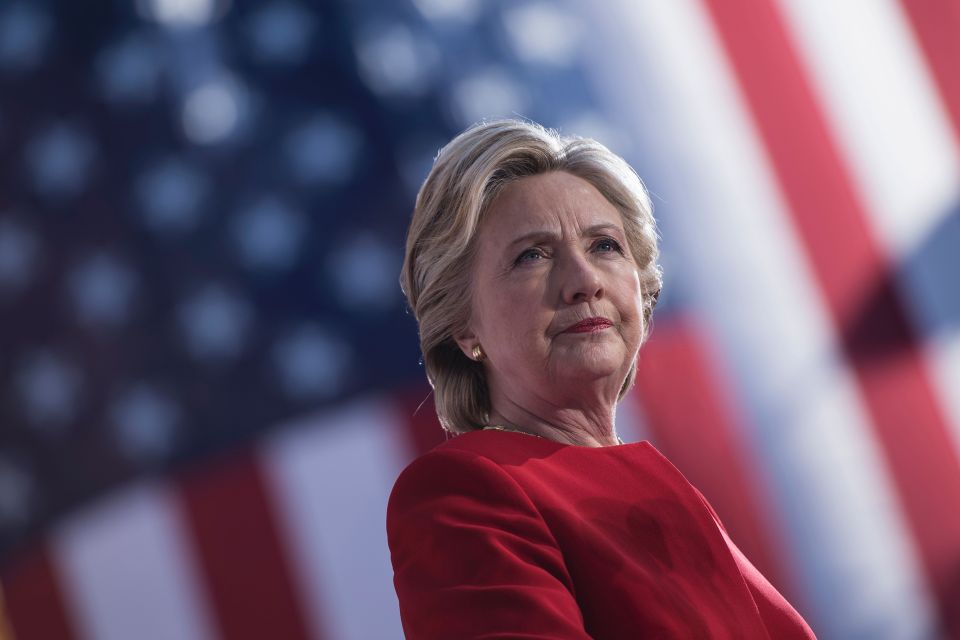  Hillary Clinton is the Democratic candidate running for President