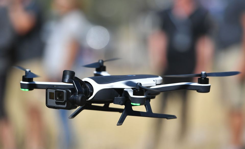  A drone was used after attempts to follow his wife on foot led nowhere