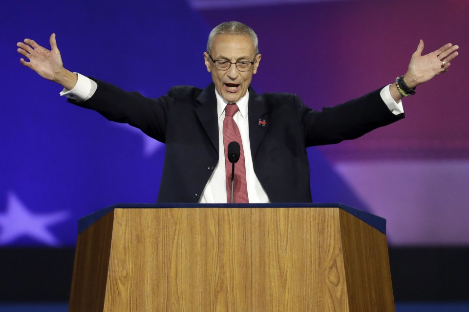  Clinton's campaign chairman John Podesta stopped short of conceding defeat when he told supporters to go home