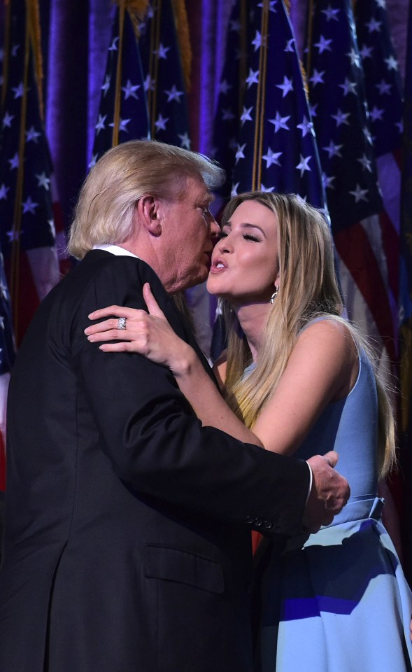  Trump's daughter Ivanka has been wholly supportive of his presidential bid