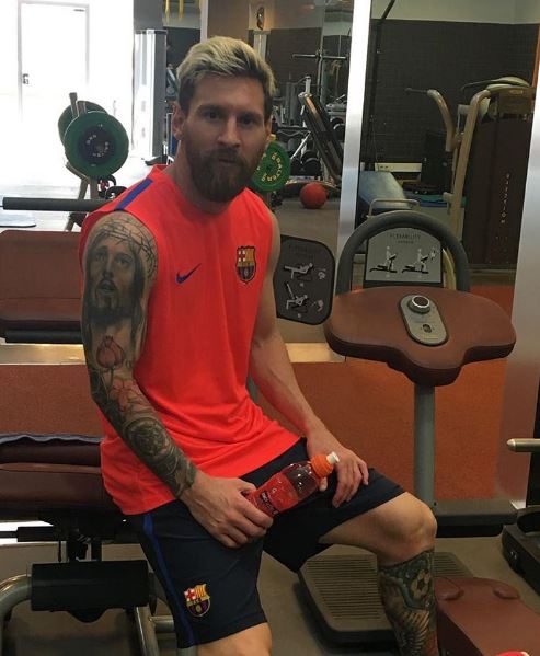  Lionel Messi has been working on an arm sleeve for some time now