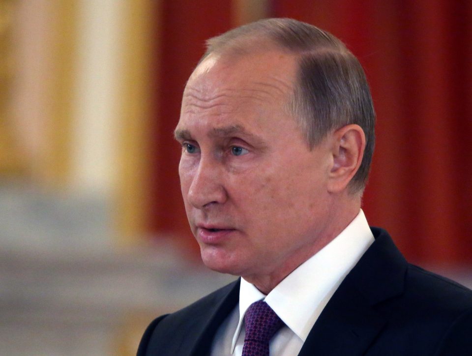  Denial . . . Russian President Vladimir Putin says his country was not behind attacks