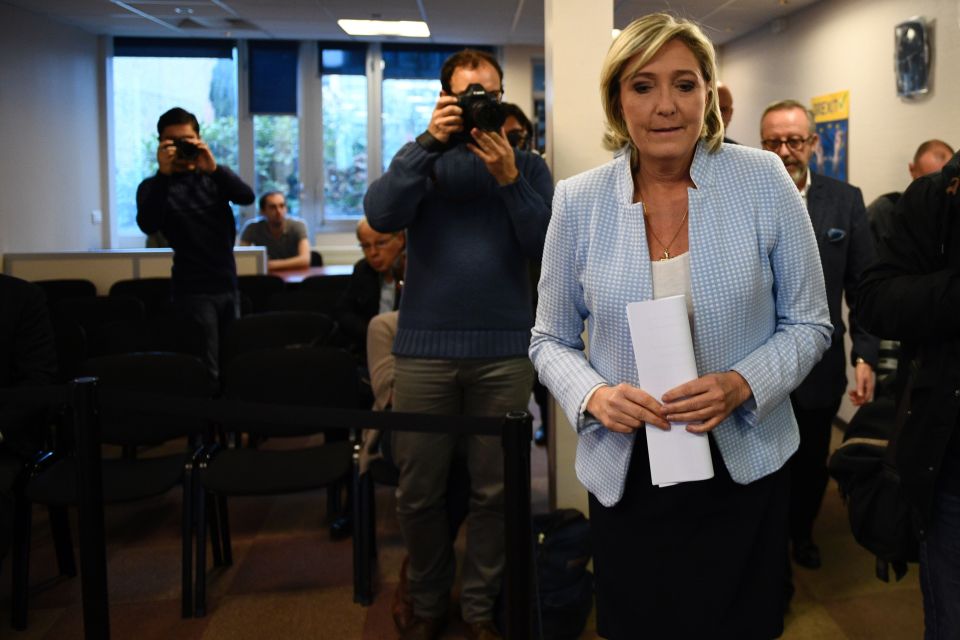  She is widely expected to get down to the final two in the French Presidential Election next spring