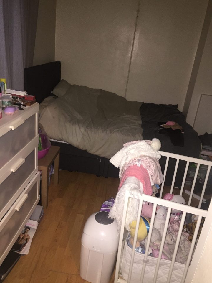  They have been living in cramped conditions since taking in their two granddaughters