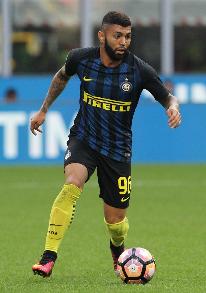  Gabigol has played just 16 minutes for Inter Milan since signing in the summer