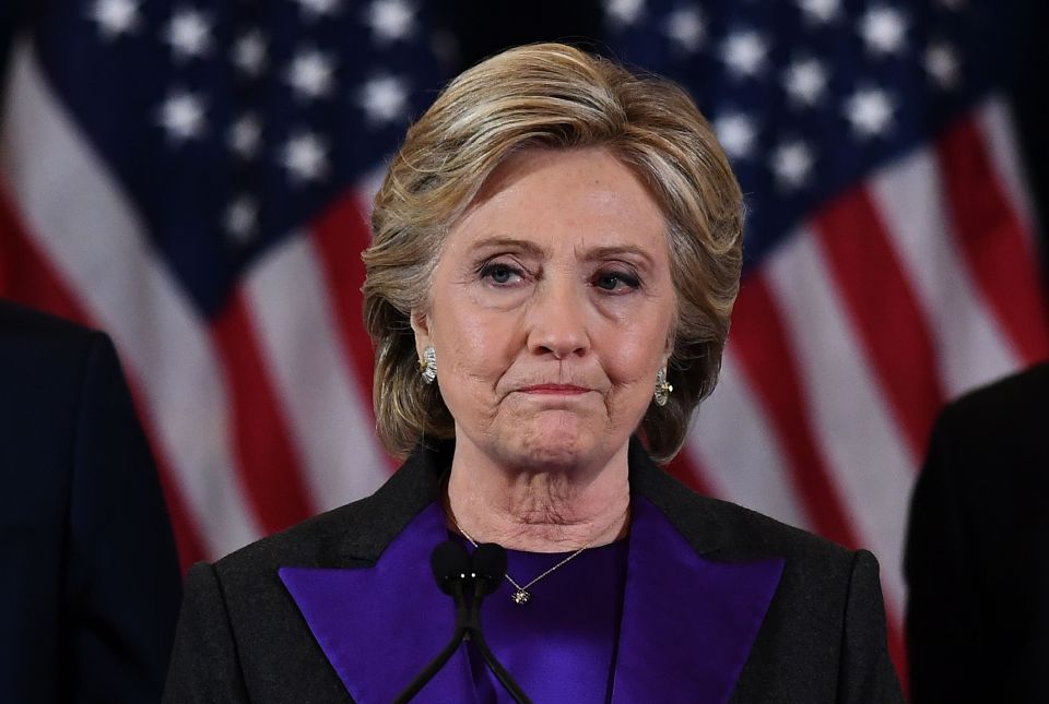  Hillary Clinton lost the election race