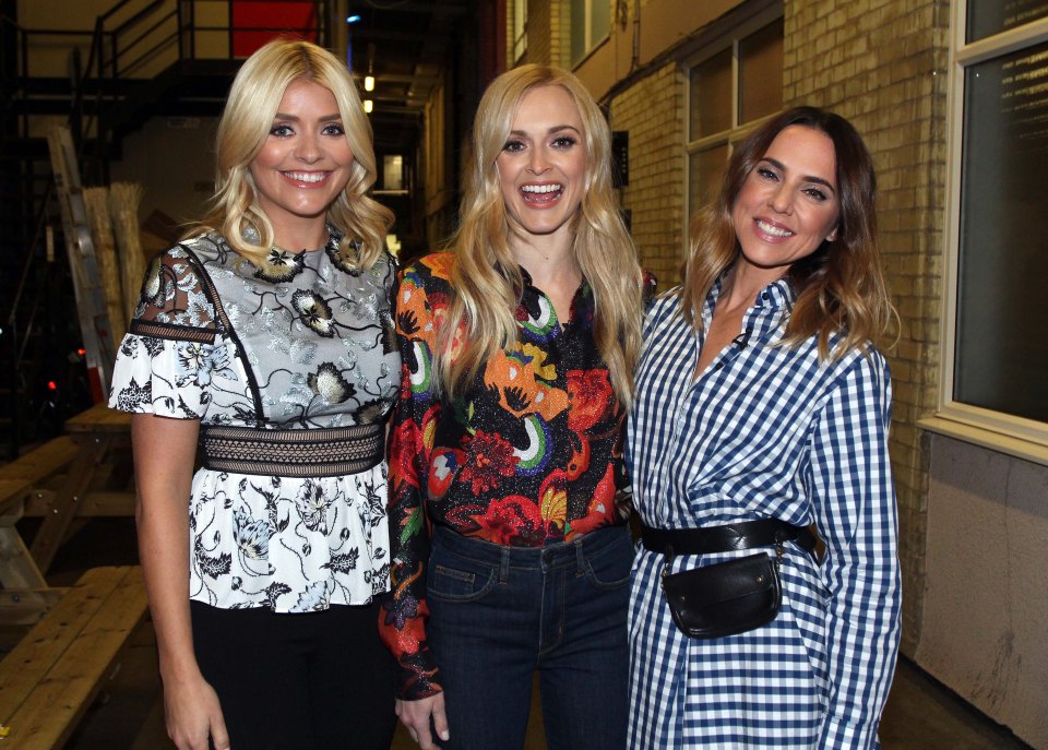  Holly Willoughby and Fearne Cotton looked glam as they joined Mel C