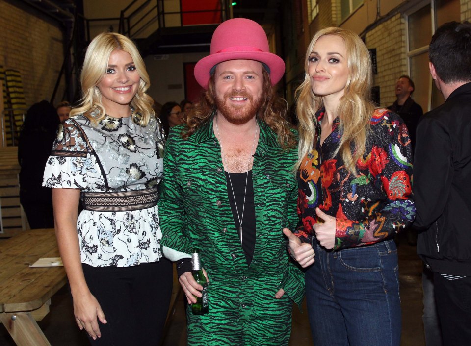  The pair were filming Celebrity Juice with host Leigh Francis aka Keith Lemon