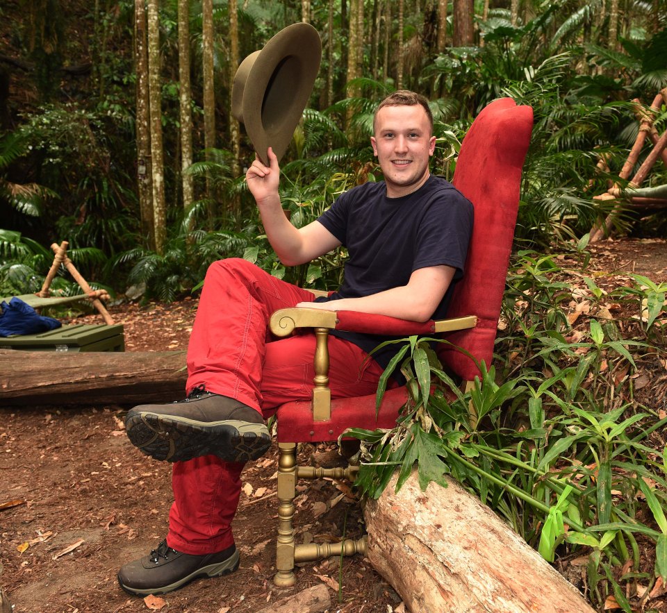  Sun man Andy Halls spends time in the I'm A Celebrity camp