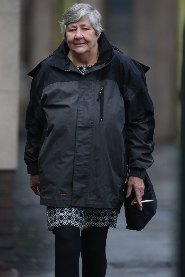  Katie Edwards' grandmother was also at court today as the girl's killers were locked up