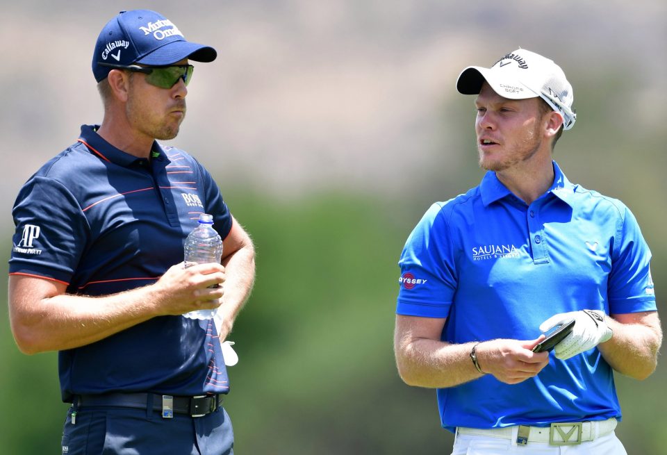 Henrik Stenson and Danny Willett...top contenders in Race to Dubai