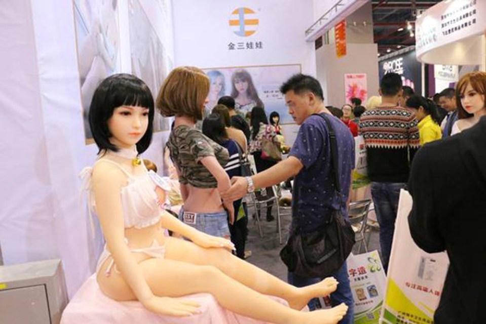  Some of the life-size dolls sell for several thousand pounds