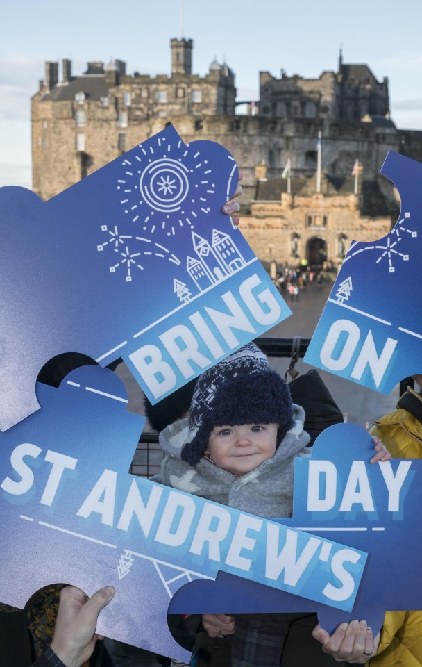 Luca Demarco, who will be enjoying his very first St Andrew's Day this year, as the programme for Scotland's Winter Festivals 2016-17 