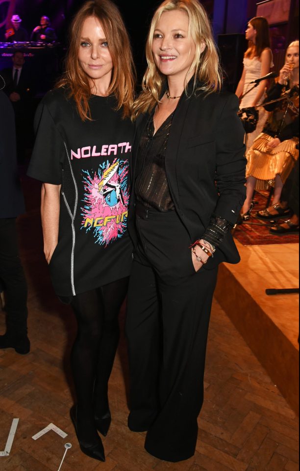  Kate Moss joined her pal Stella for the launch of her new range