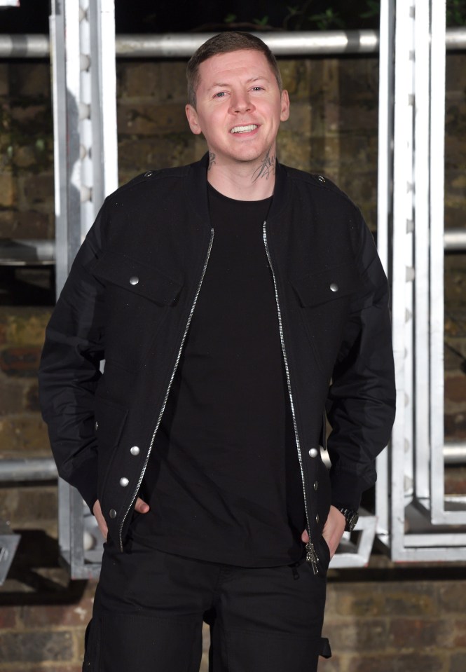  Professor Green also performed at the event