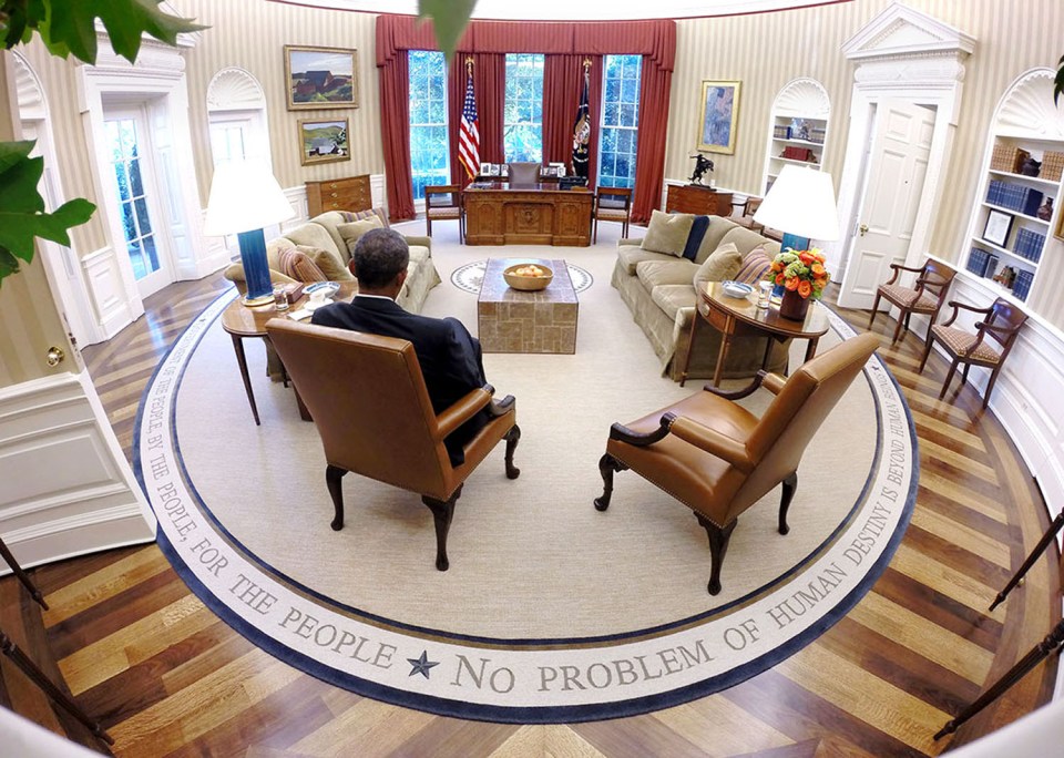  Oval Office in Mr Obama's tenure