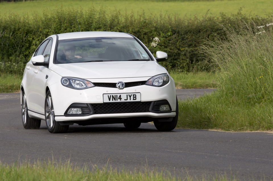 The MG6 drops in value by £14,000 in three years