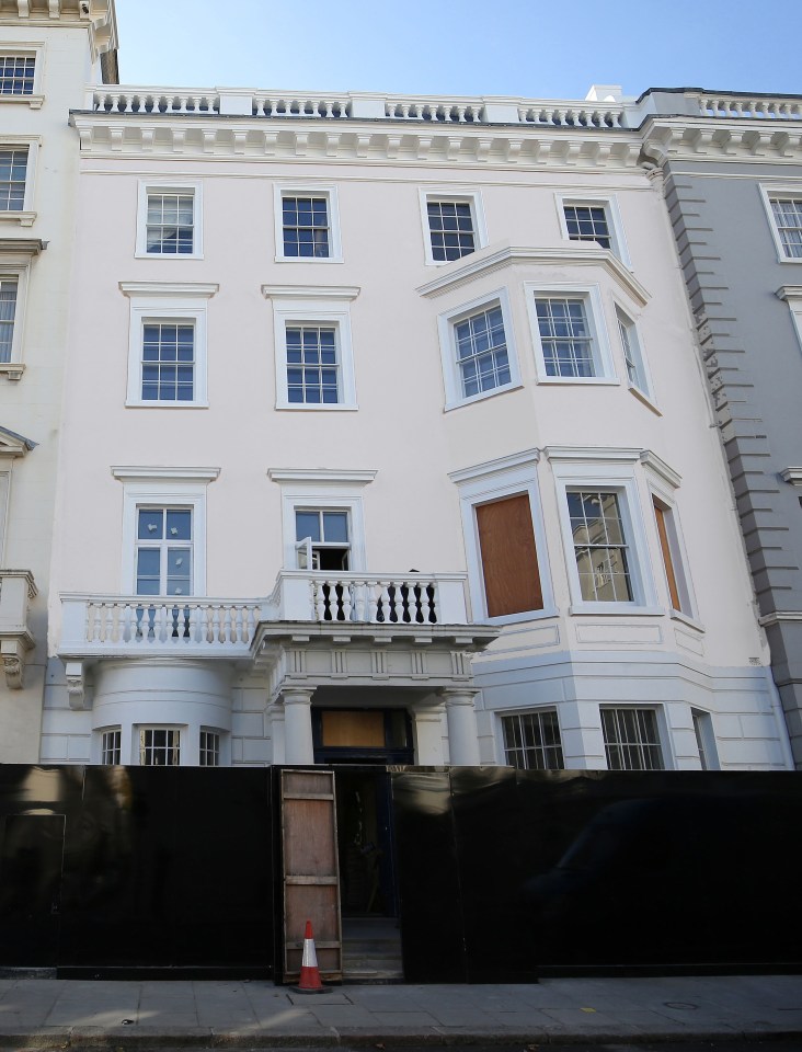  Tina Green visited her and her husband's new property in Mayfair, London