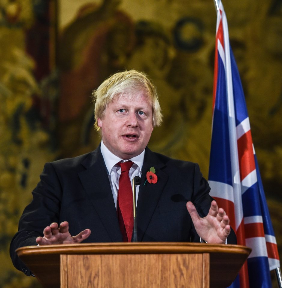  Foreign Secretary Boris Johnson has been on-form with his no-nonsense politics recently