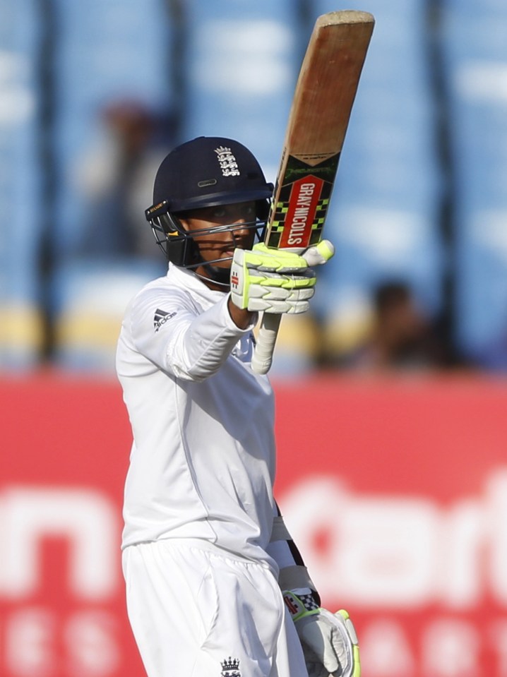  Haseeb Hameed hit his first Test half-century on debut, the third youngest Englishman to notch a 50 ever