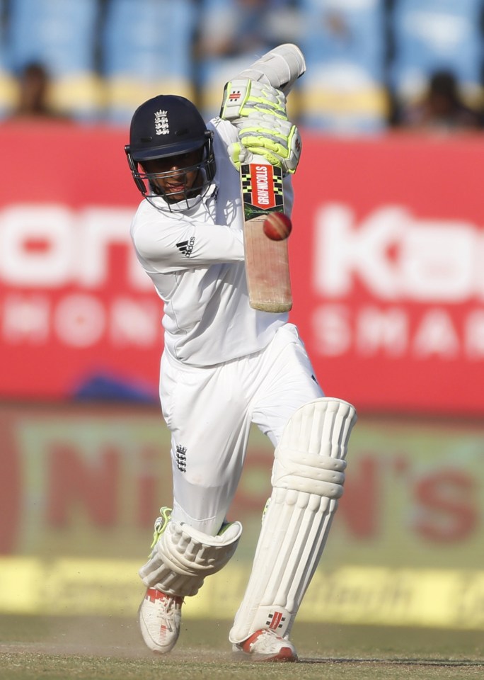  Haseeb Hameed looked in fluent form, hitting a number of boundaries of the spinners