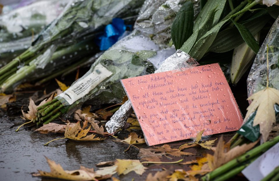  British Transport Police said Donald Collett, 62, of Croydon; Philip Logan, 52, and Robert Huxley, 63, died in the accident when the tram overturned