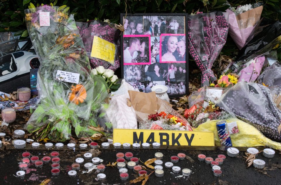  Floral tributes left at the scene of the Croydon Tram crash for one of the victims