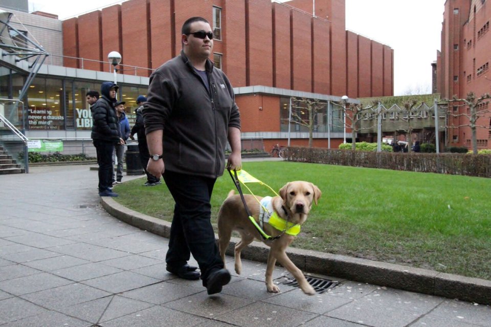  Kayd was issued a £140 fined for refusing to allow the guide dog in the taxi