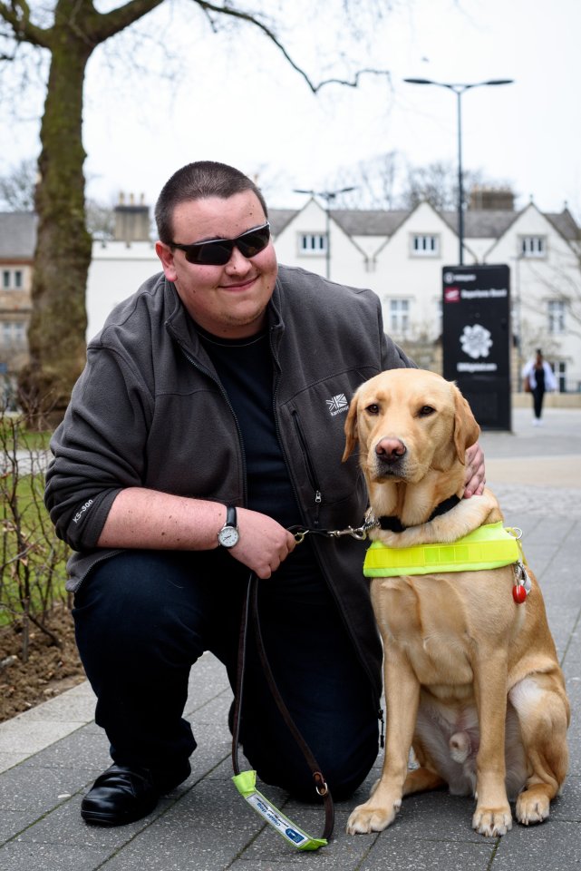  Charles Bloch was left angry after being told his dog Carlo was not allowed to travel in the taxi