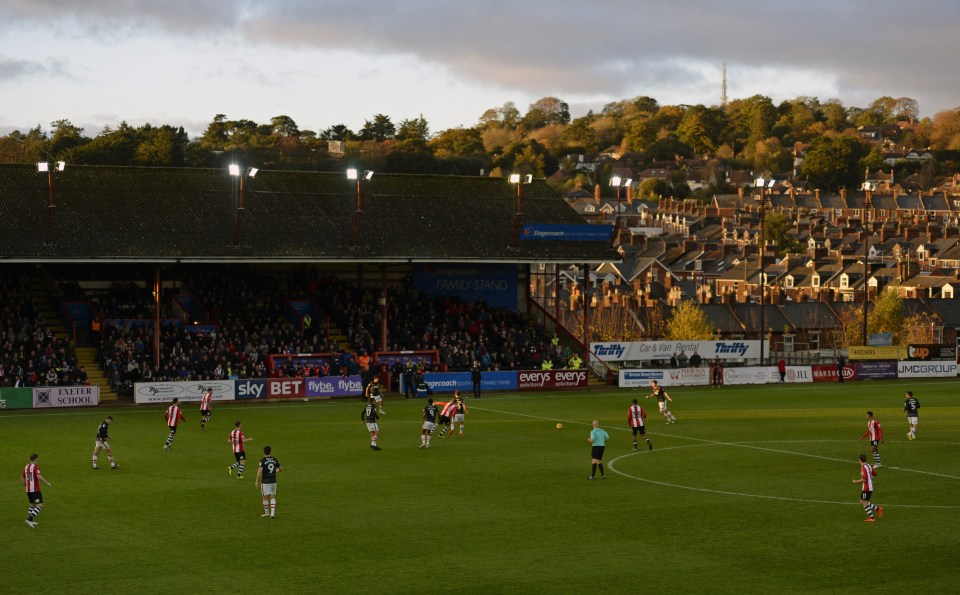  Exeter City were among the critics