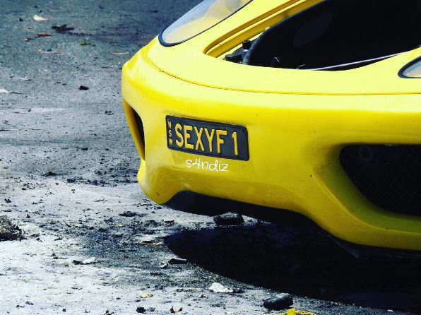  The super car was parked at a strip mall in Sydney, Australia at the time