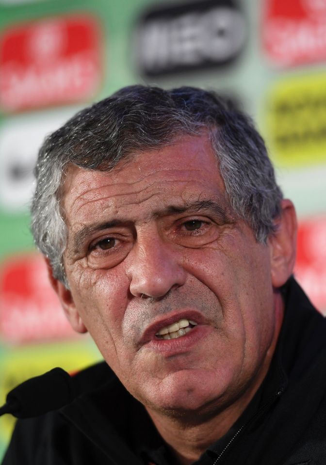  Portugal's coach Fernando Santos