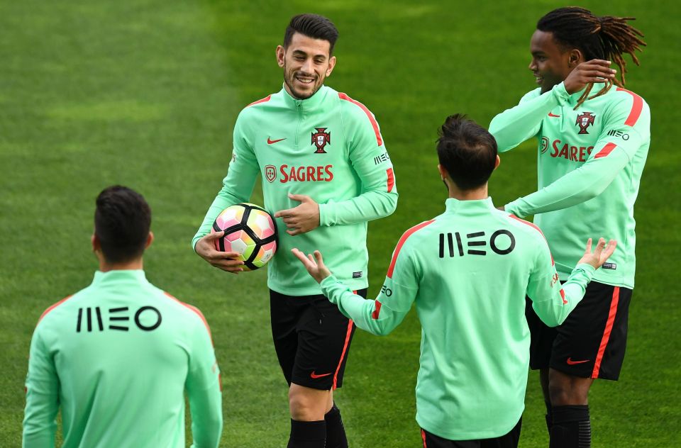  The Portugal squad have been in high spirits