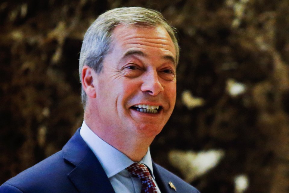  Ukip interim leader Nigel Farage has known many of Trump's team for "several years"