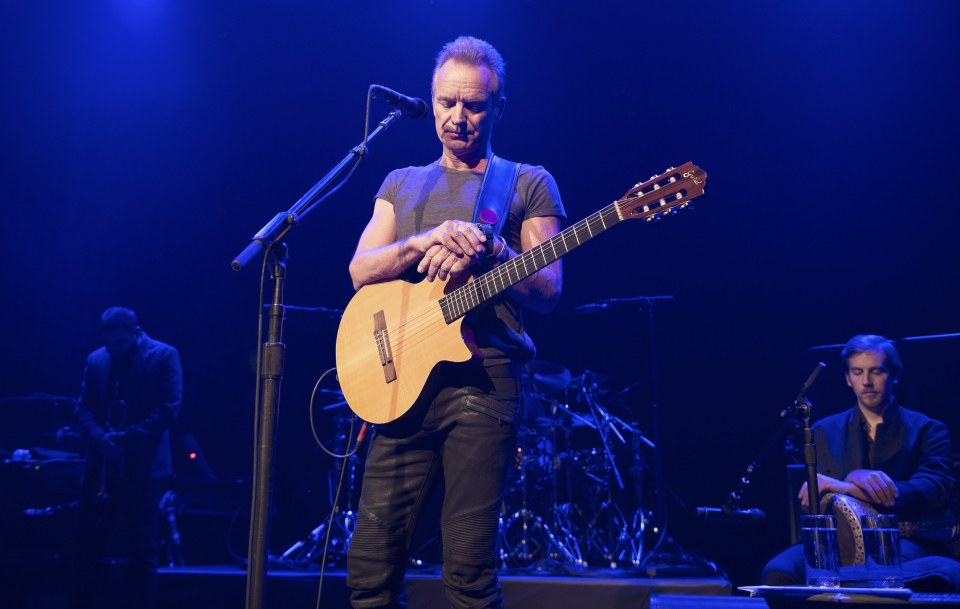  Before performing any of his hits the musician held a minute of silence to remember the victims