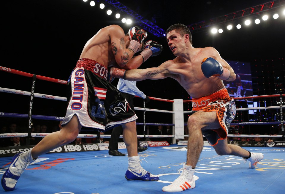  Smith showed great courage as he battled against Sosa