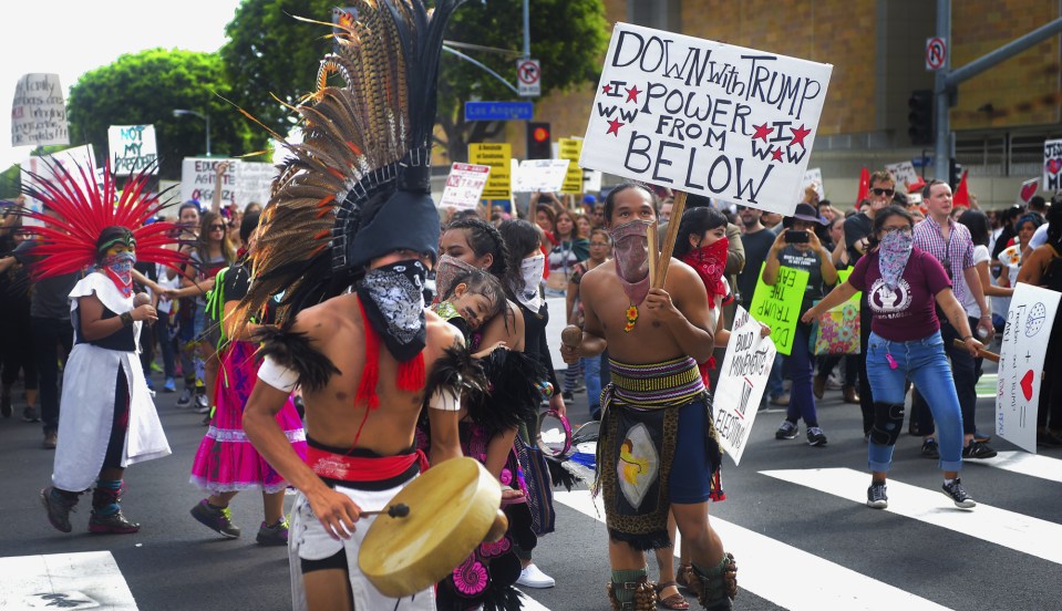  Men and women of all ages took part in the protest