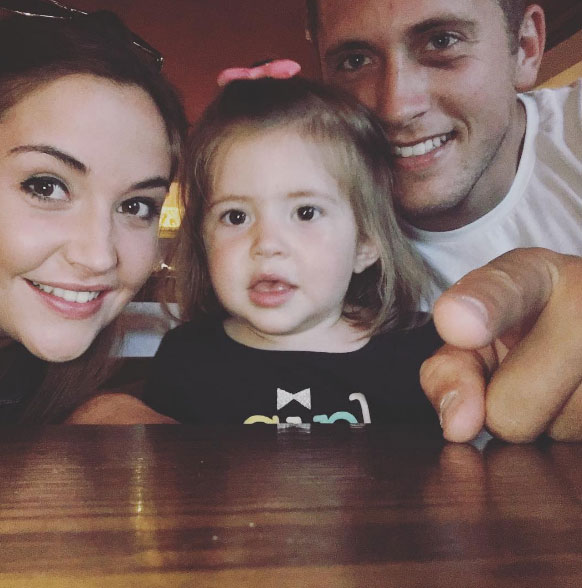  The couple share a one-year-old daughter named Ella