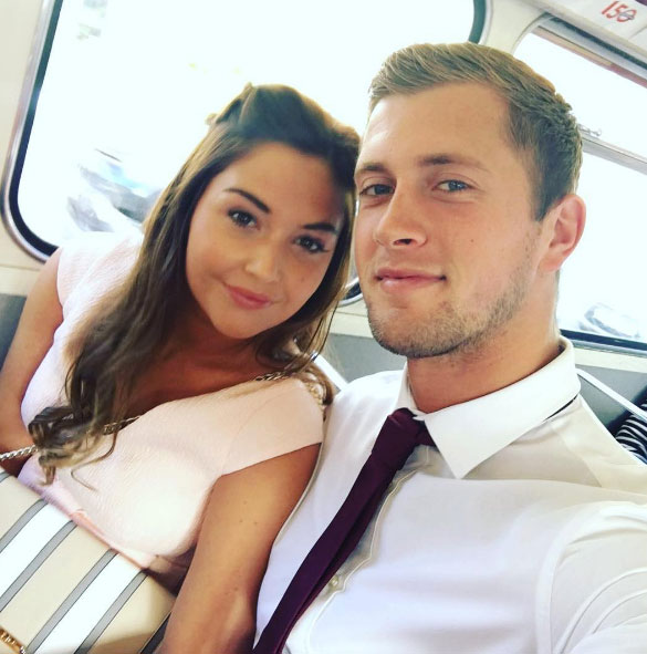  The EastEnders actress and the former Towie star got engaged almost a year and a half ago