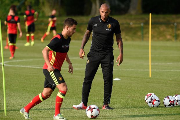 Eden Hazard says he has been learning from Thierry Henry's advice