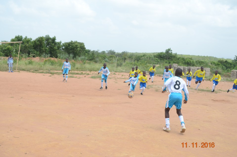  Football is a huge release from many stresses and difficult moments for the young children