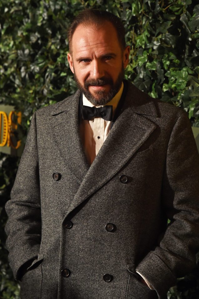  A-list actor Ralph Fiennes was also at the awards