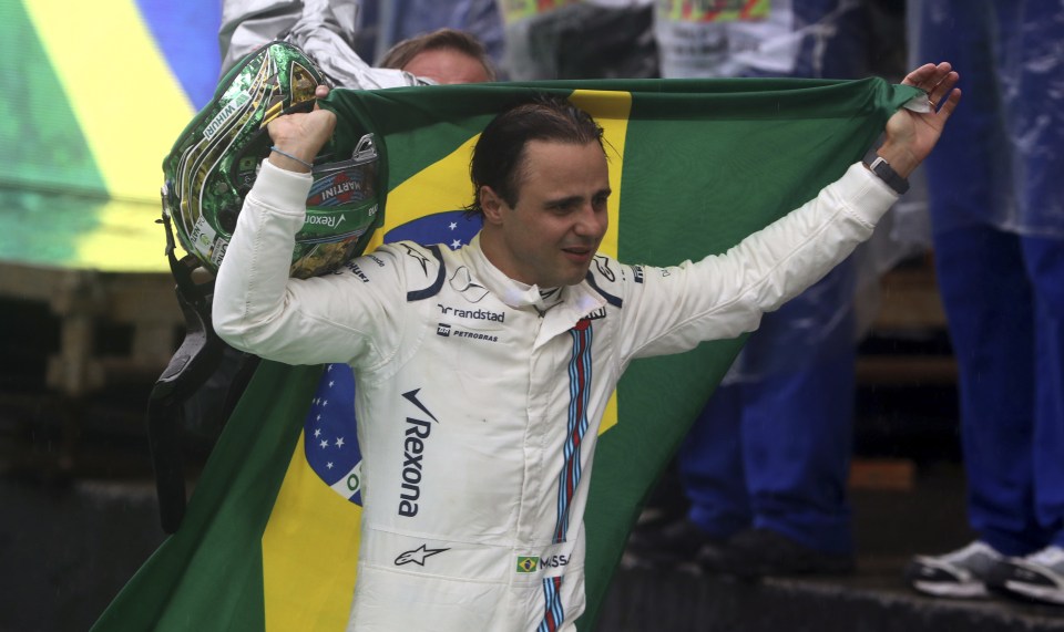 Massa gave the home crowd an emotional farewell in his last ever Brazilian Grand Prix