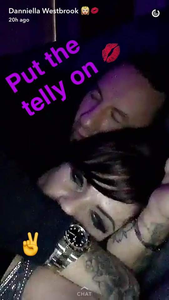  The star is seen in a series of flirty Snapchats with Jake