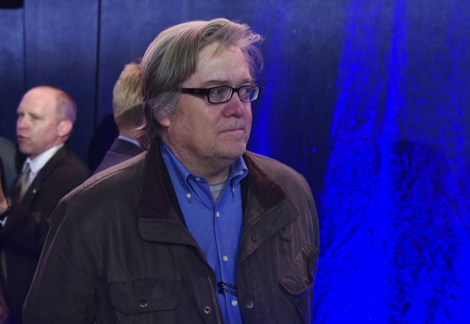  Steve Bannon ... Trump insists he 'wouldn't even think about hiring' Bannon if he thought he was racist