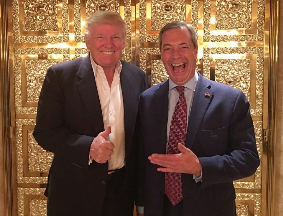  Nigel Farage says it is unlikely he'll end up becoming the UK's ambassador despite Donald Trump's suggestion